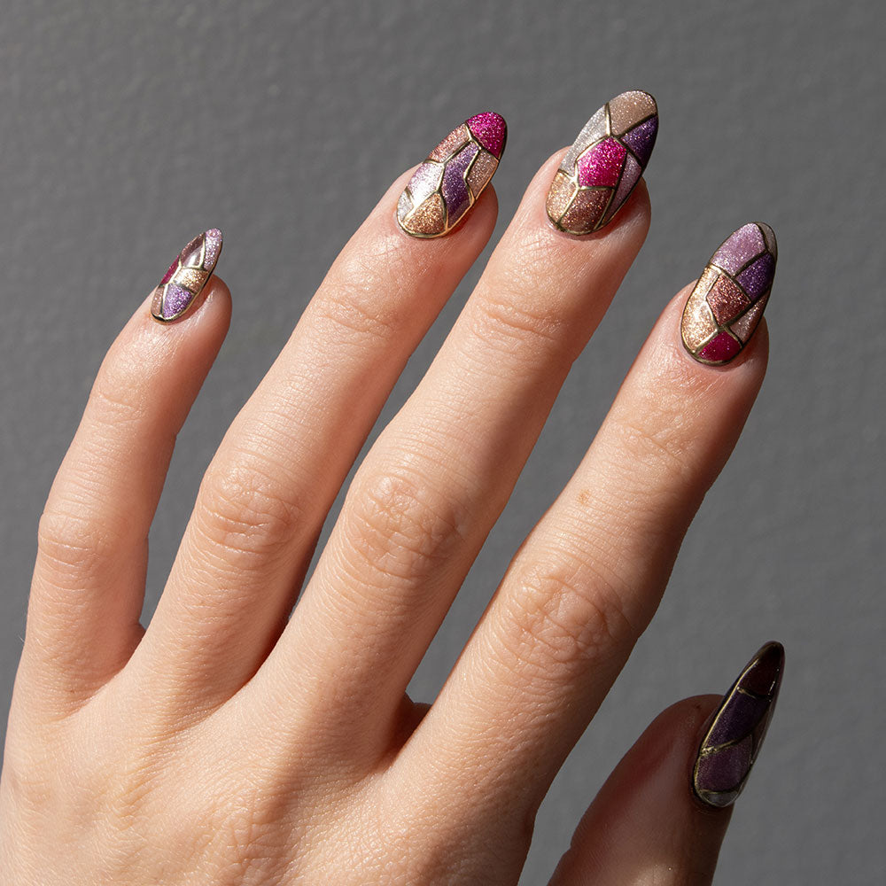 Gelous Velvet Spell gel nail polish - photographed in New Zealand on model