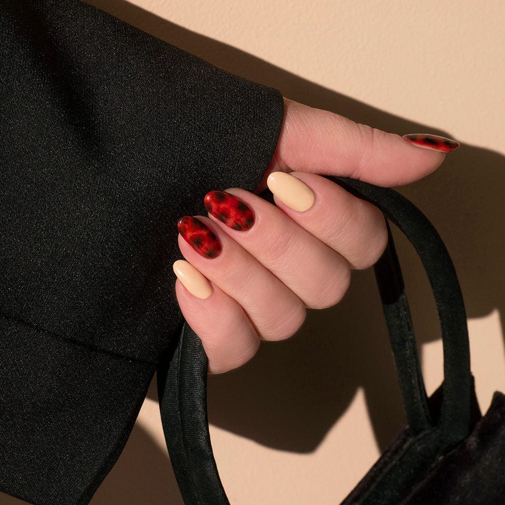 Gelous Tortoiseshell gel nail polish pack - photographed in New Zealand on model