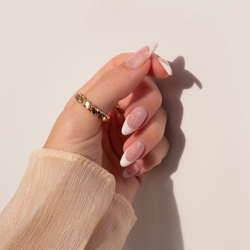 Gelous Fine Glitter gel nail polish - photographed in New Zealand on model