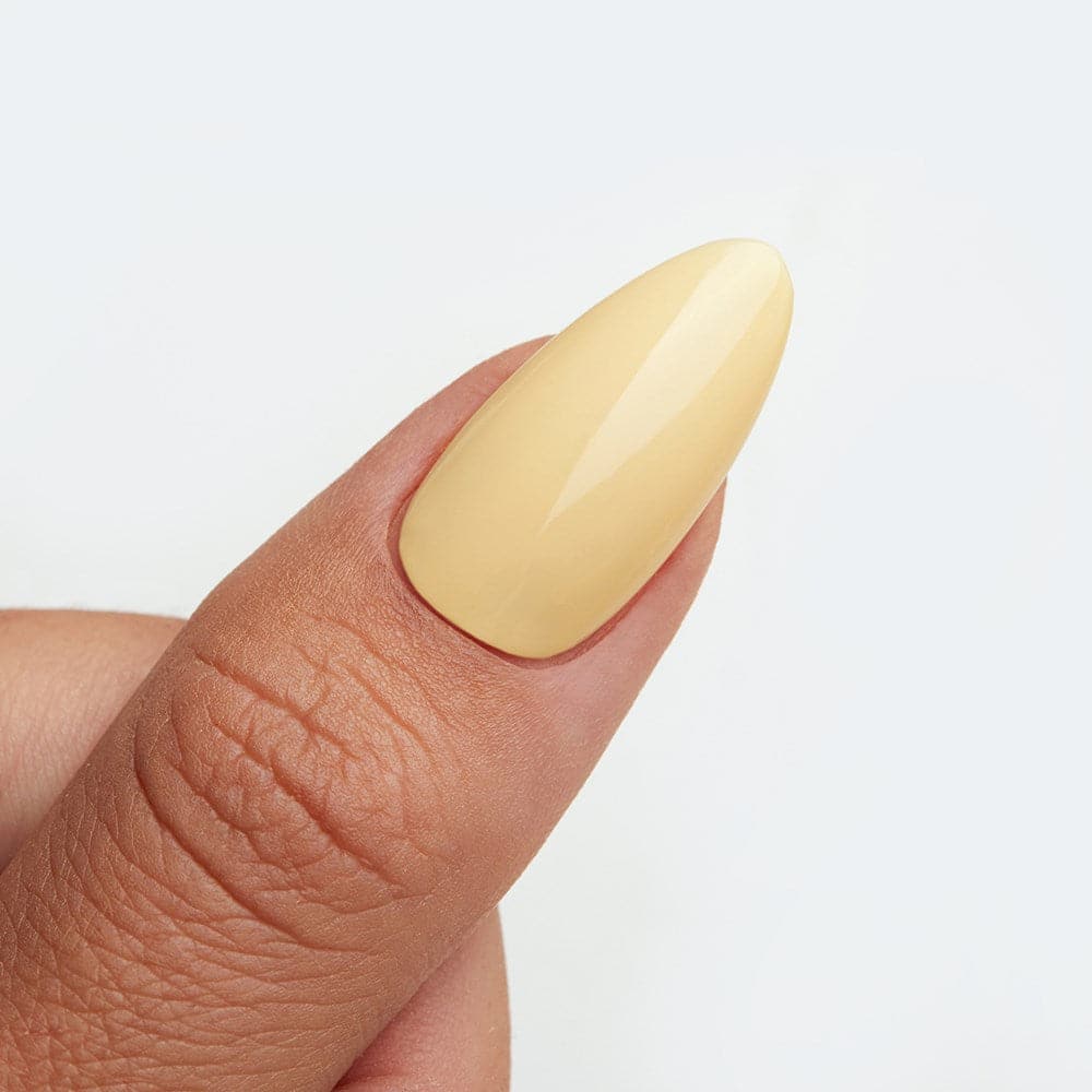 Gelous Go Bananas gel nail polish - photographed in New Zealand on model