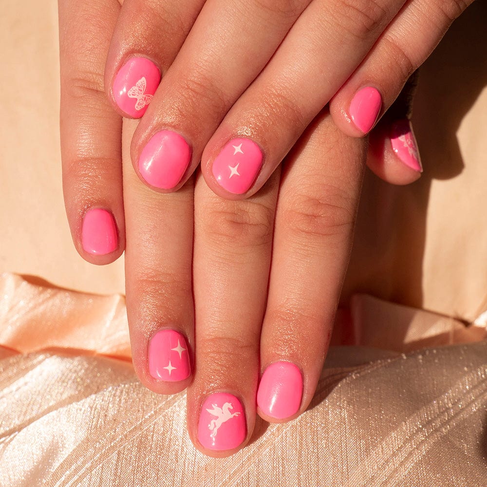 Gelous Gossip Girl gel nail polish - photographed in New Zealand on model