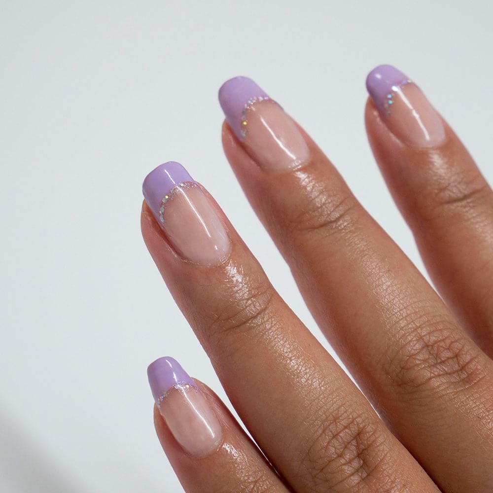 Gelous Purplexed gel nail polish - photographed in New Zealand on model
