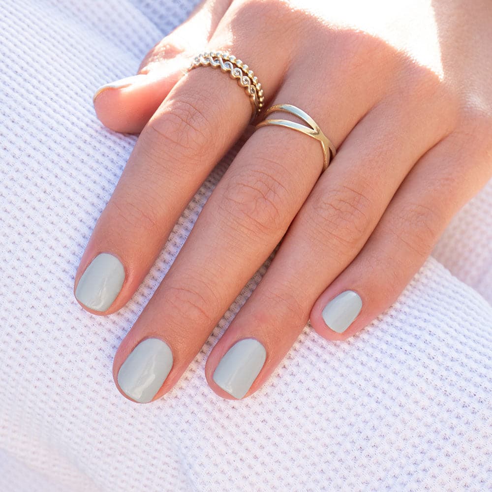 Gelous Smoke on the Water gel nail polish swatch - photographed in New Zealand