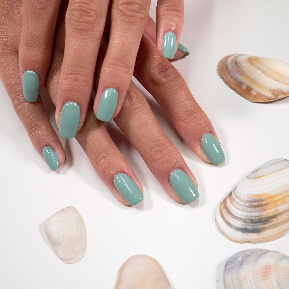 Gelous Stormy Seas gel nail polish - photographed in New Zealand on model