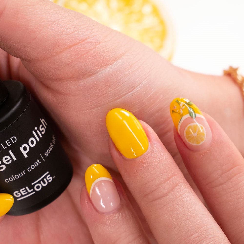 Gelous Zest for Life gel nail polish - photographed in New Zealand on model