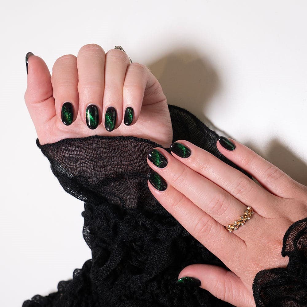 Gelous Fantasy Green Fairy gel nail polish - photographed in New Zealand on model