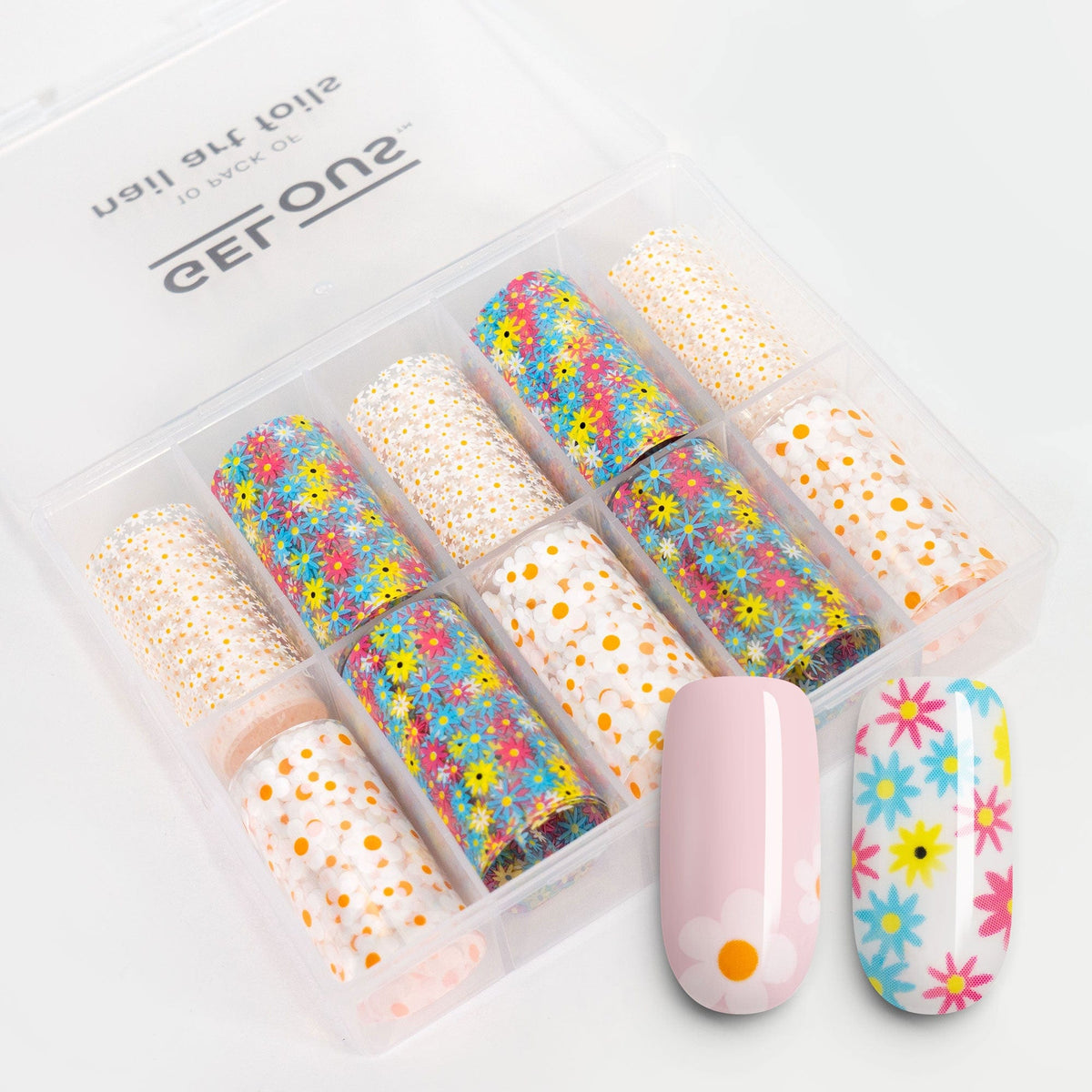 Gelous Daisy Chain Nail Art Foils product photo - photographed in New Zealand