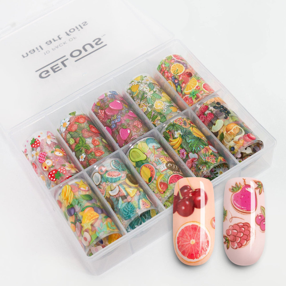 Gelous Tutti Frutti Nail Art Foils product photo - photographed in New Zealand