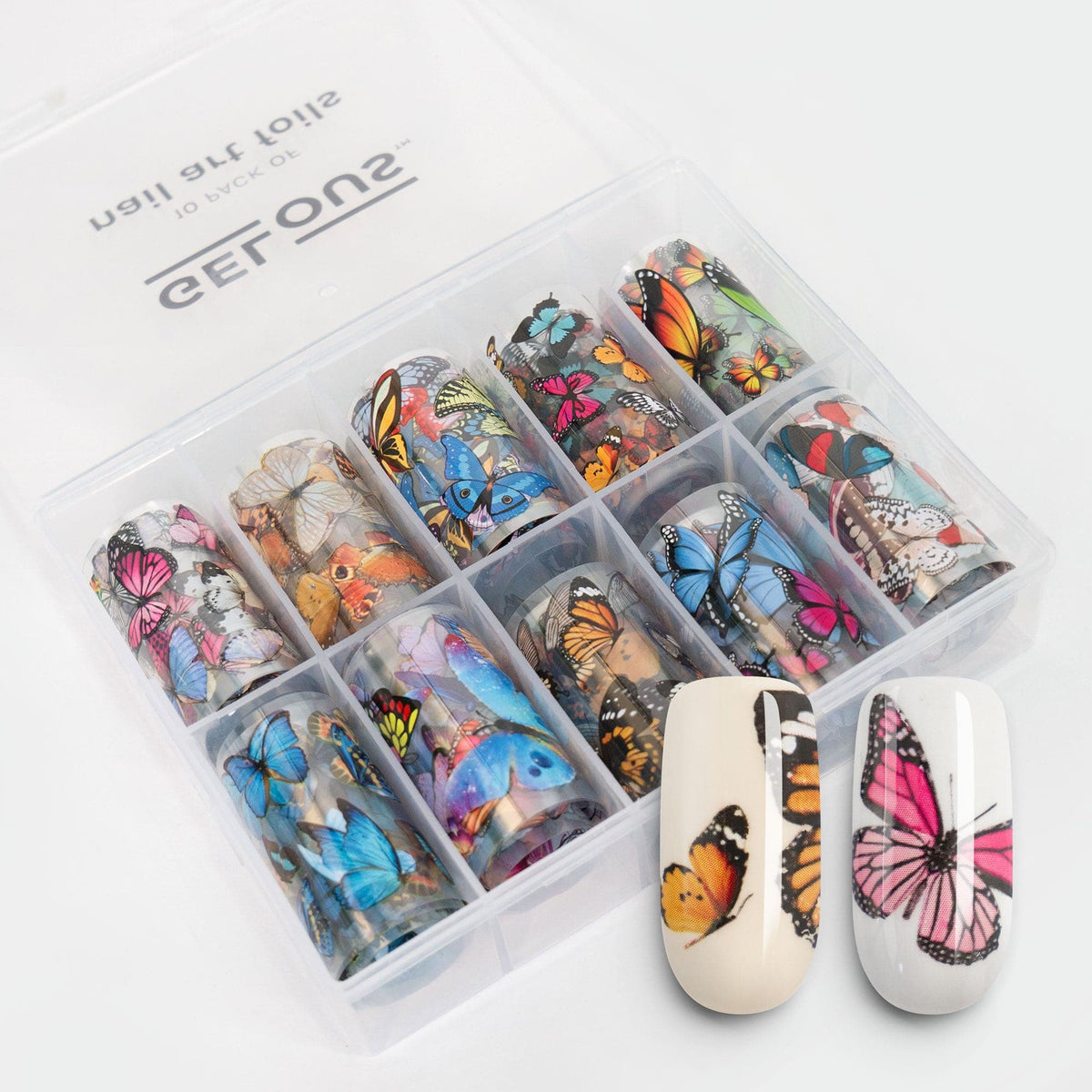 Gelous Butterfly Wings Nail Art Foils product photo - photographed in New Zealand