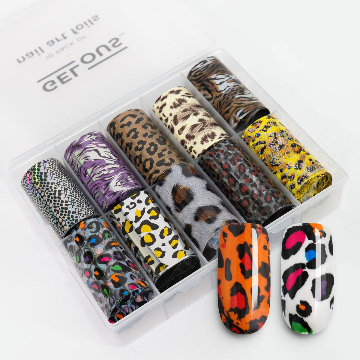 Gelous Queen of the Jungle Nail Art Foils product photo - photographed in New Zealand