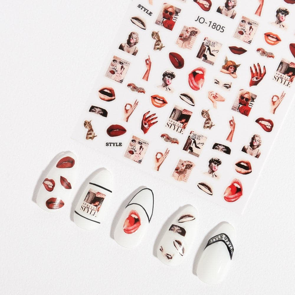 Gelous In Style Nail Art Stickers product photo - photographed in New Zealand