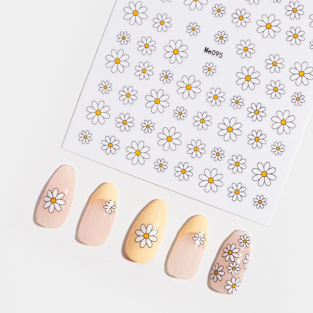 Gelous Oopsie Daisies Nail Art Stickers product photo - photographed in New Zealand