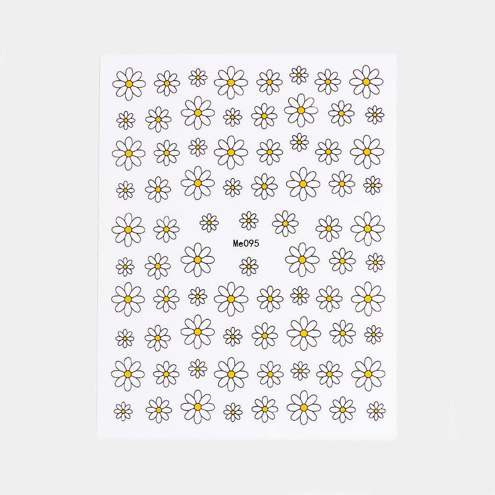 Gelous Oopsie Daisies Nail Art Stickers product photo - photographed in New Zealand