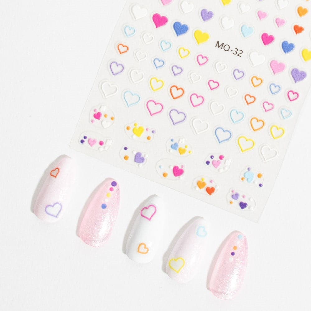 Gelous Pull My Heartstrings Nail Art Stickers product photo - photographed in New Zealand