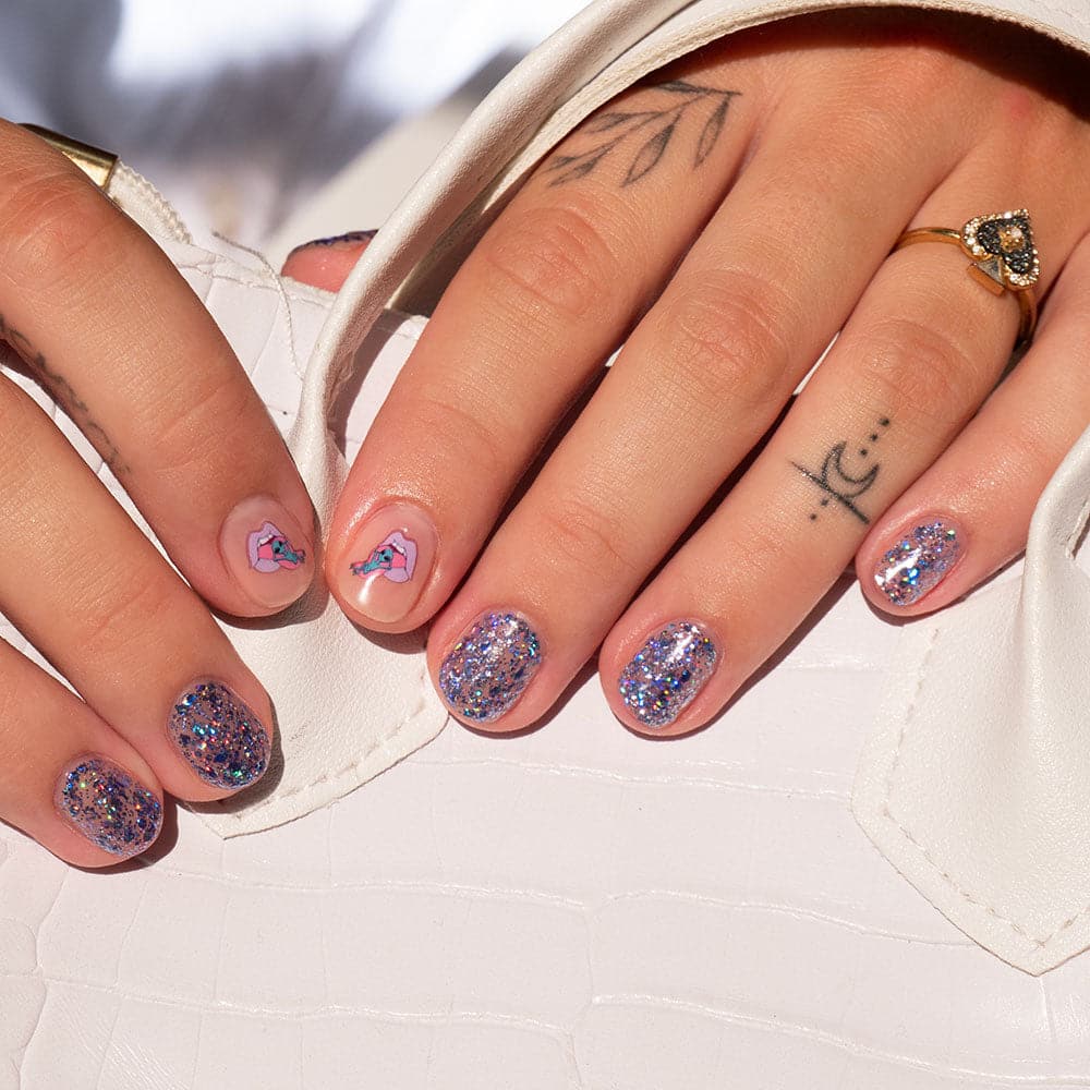 Gelous Space Nail Art Stickers product photo - photographed in New Zealand